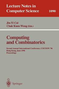 Computing and Combinatorics : Second Annual International Conference, COCOON '96, Hong Kong, June...