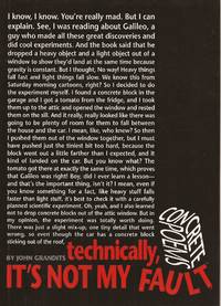 cover of Technically, It's Not My Fault: Concrete Poems