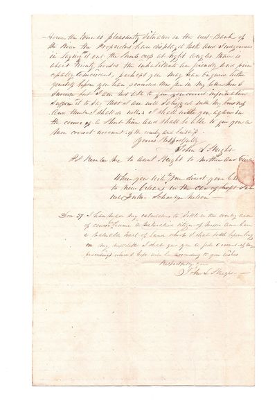 Letter from Mexican Texas in 1830...; (photo 1)