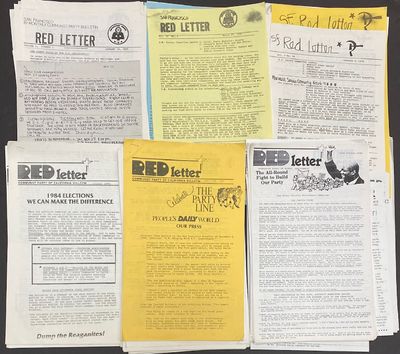 San Francisco: Communist Party, USA, 1992. Eighty-one issues of the newsletter, in various forms and...
