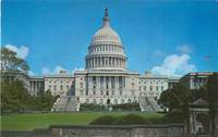Washington DC β The Capitol - 1950s unused chrome Postcard