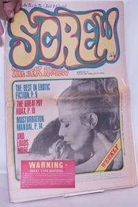 Screw: the sex review; vol. 1, #12, May 9, 1969 by Goldstein, Al, editor, Jim Buckley, Joel Landlow, et al - 1969