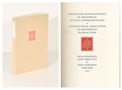 Association internationale de bibliophilie. Actes…