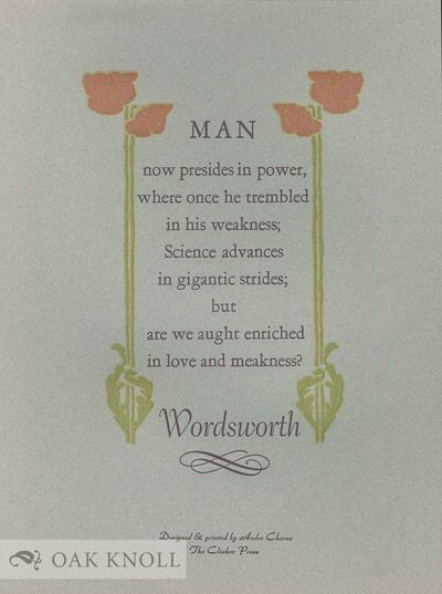 MAN NOW PRESIDES IN POWER