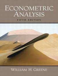 Econometric Analysis (International Edition)