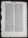 SIngle incunable leaf from a Dutch "Golden Legend"