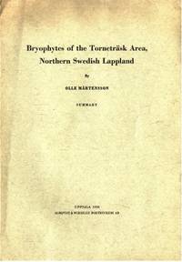 Bryophytes of the Torneträsk Area, Northern…