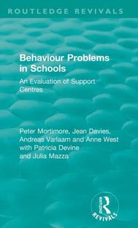 Behaviour Problems in Schools: An Evaluation of Support Centres