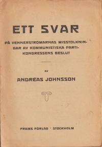 Ett svar på Vennerstromarnas misstolkningar av…