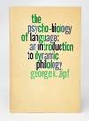 The Psycho-Biology of Language: An Introduction to Dynamic Philology
