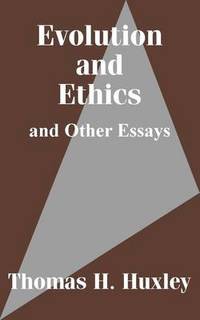 cover of Evolution and Ethics and Other Essays