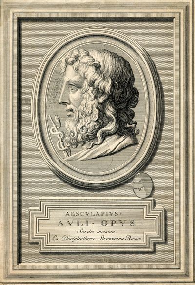 Auli Opus Sarde incisum Ex Dactytiotheca Strozziana Romae. Engraved Portrait by B. Picart