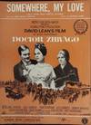 Doctor Zhivago Sheet Music 1965 Omar Sharif, Julie Christie