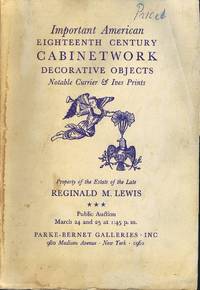 Important American Eighteenth Century Cabinetwork, Decorative Objects,  Notable Currier &...