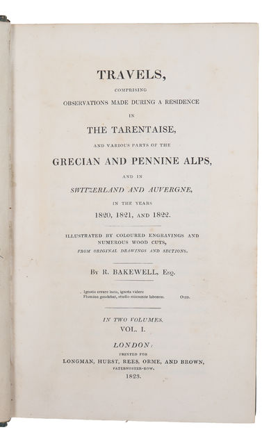 Travels, comprising Observations made during a Residence in the Tarentaise, and various Parts of the Grecian and Pennine Alps, and in Switzerland and Auvergne in the Years 1820, 1821, and 1822. Illustrated with coloured Engravings and numerous Wood Cu... (photo 3)