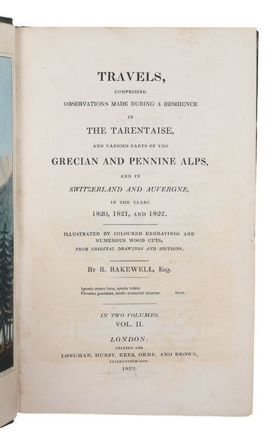 Travels, comprising Observations made during a Residence in the Tarentaise, and various Parts of the Grecian and Pennine Alps, and in Switzerland and Auvergne in the Years 1820, 1821, and 1822. Illustrated with coloured Engravings and numerous Wood Cu... (photo 7)
