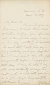ALS by Abolitionist Politician Joshua Reed Giddings Concerning a Visit to Dover, New Hampshire