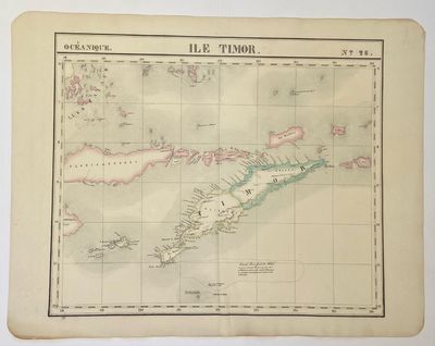 Brussels: Philippe Marie Vandermaelen, 1827. Map. Hand colored engraving. Image measures 18 1/2