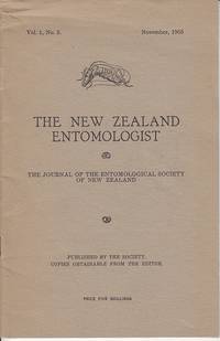 The New Zealand Entomologist. The Journal of the Entomological Society of New Zealand Inc. Vol....