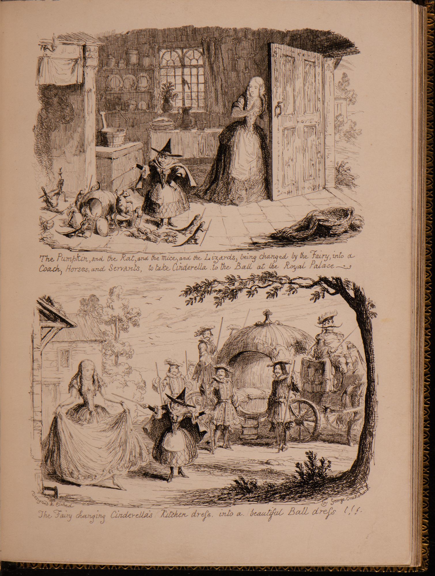 洋書 SOCIAL DREAMING Dickens and the Fairy... George Cruikshank's Fairy Library. Cinderella and the Glass
