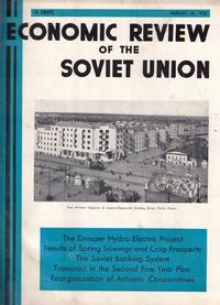 Economic Review of the Soviet Union Volume VII, Number 13-14 July 15, 1932