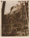 Mount Rushmore. Two Photographs, Gelatin Silver Prints, of the Mount Rushmore presidential monument in progress