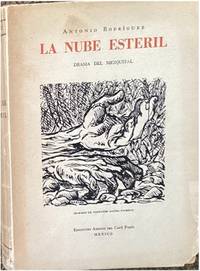 LA NUBE ESTERIL: DRAMA DEL MEZQUITAL; Grabados de Fernando Castro Pacheco