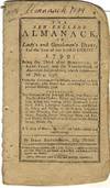THE NEW-ENGLAND ALMANACK, OR, LADY'S AND GENTLEMEN'S DIARY, FOR THE YEAR OF OUR LORD CHRIST 1799: BY ISAAC BICKERSTAFF