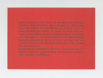 Exhibition postcard: Marina Abramovic / Ulay, Ulay / Marina Abramovic (27 November-31 December 1982)