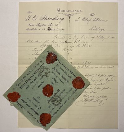 [Egenhändigt skrivet och undertecknat brev…