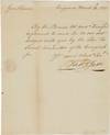 [AUTOGRAPH LETTER, SIGNED, FROM THOMAS JETT TO MESSRS. SAMUEL & ROBERT PURVIANCE, REQUESTING $10,000 FROM THE HON. SECRET COMMITTEE OF CONGRESS BE SENT VIA THE BEARER ANDREW CRAWFORD].