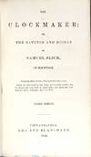 View Image 3 of 4 for The clockmaker; or, the sayings and doings of Sam Slick, of Slickville. First series Inventory #57465