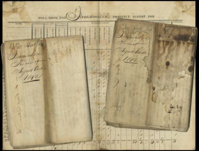 Three Poll Books from the 1842...