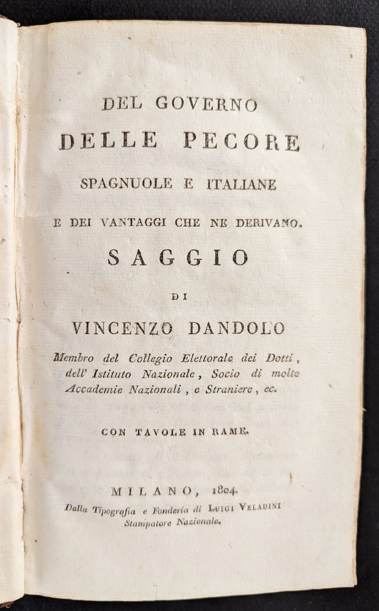 Del governo delle pecore spagnuole e italiane e de