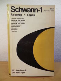 Schwann-1 Record &amp; Tape Guide. Volume 26, September 1974, Number 9 by W. Schwann, Inc - 1974