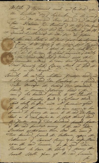 Collection of Seven 1794-1795 Legal...; (photo 1)