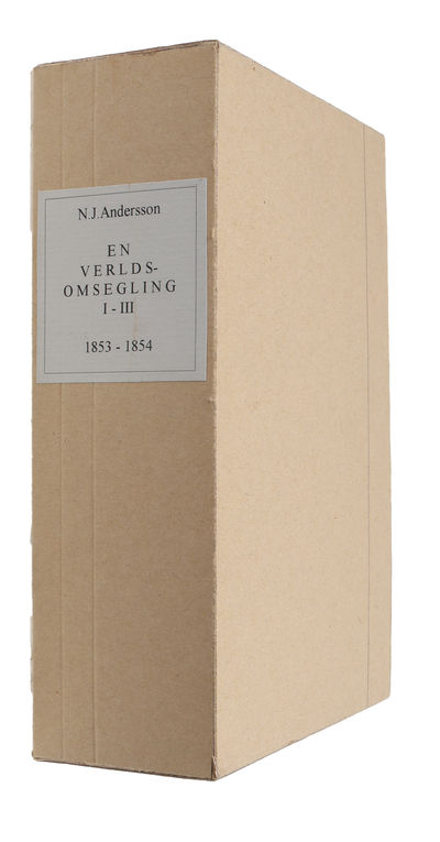 En verldsomsegling skildrad i bref af N.J. Andersson, naturforskare under expeditionen med fregatten Eugenie åren 1851, 1852 och 1853. 3 vols. (photo 2)