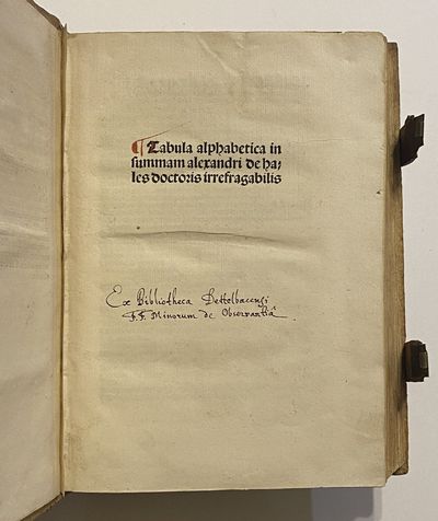 [POST-INCUNABLE / MASTER E.S.] Clavis...; (photo 20)
