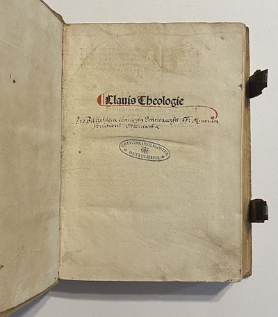 [POST-INCUNABLE / MASTER E.S.] Clavis...; (photo 4)