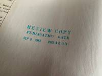 Many Moons First Edition REVIEW COPY