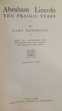 ABRAHAM LINCOLN: THE PRAIRIE YEARS 2-VOLUME SET