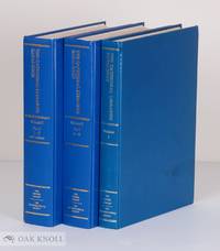 CATHEDRAL LIBRARIES CATALOGUE, BOOKS PRINTED BEFORE 1701 IN THE LIBRARIES OF THE ANGLICAN CATHEDRALS OF ENGLAND AND WALES. THREE VOLUMES.|THE