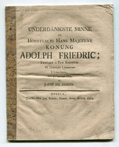 Underdånigste minne af högstsalig hans majestät…
