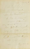 Autograph Note, Signed, by Caroline LeRoy Webster