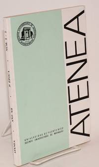 Atenea; Ano XII, 3a Epoca, Numeros 1 y 2. Enero-Diciembre 1992