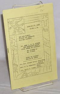 image of Order of service, January 17, 1965