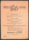Peace / Easter / War [handbill]