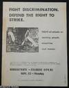 Fight Discrimination. Defend the right to strike. Fight all attacks on working people, minorities and women. Demonstrate - Atlantic City, NJ [handbill]