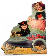 Motorcycle Side Car Filled with Red Hearts