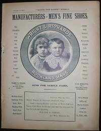 cover of Wright and Richard Shoe Co. Rockland, MA 1890 Full Page Illustrated Ad